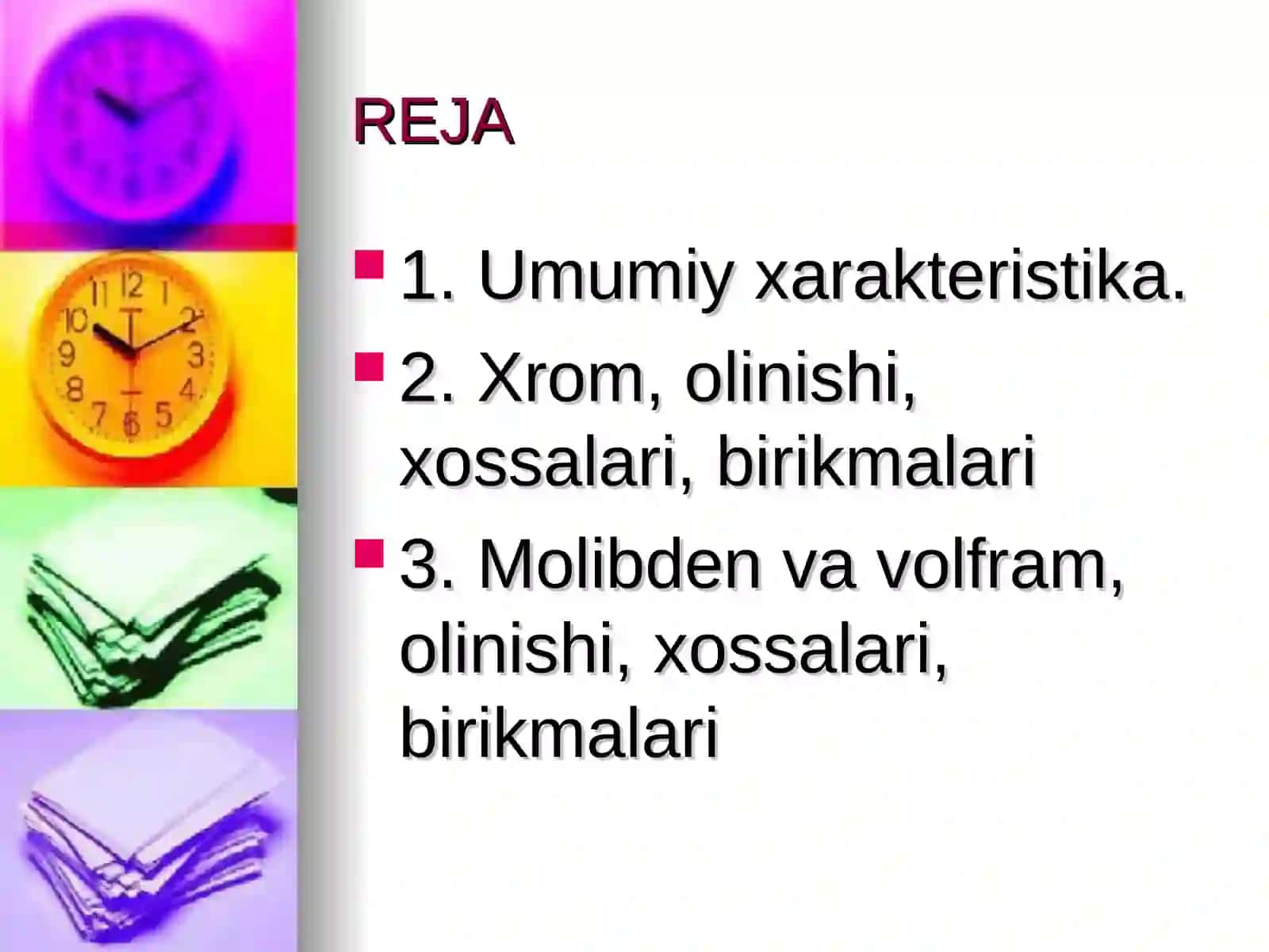 VI guruhning D-elementlari 2