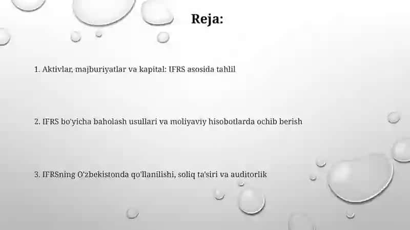 Moliyaviy tahlil 2