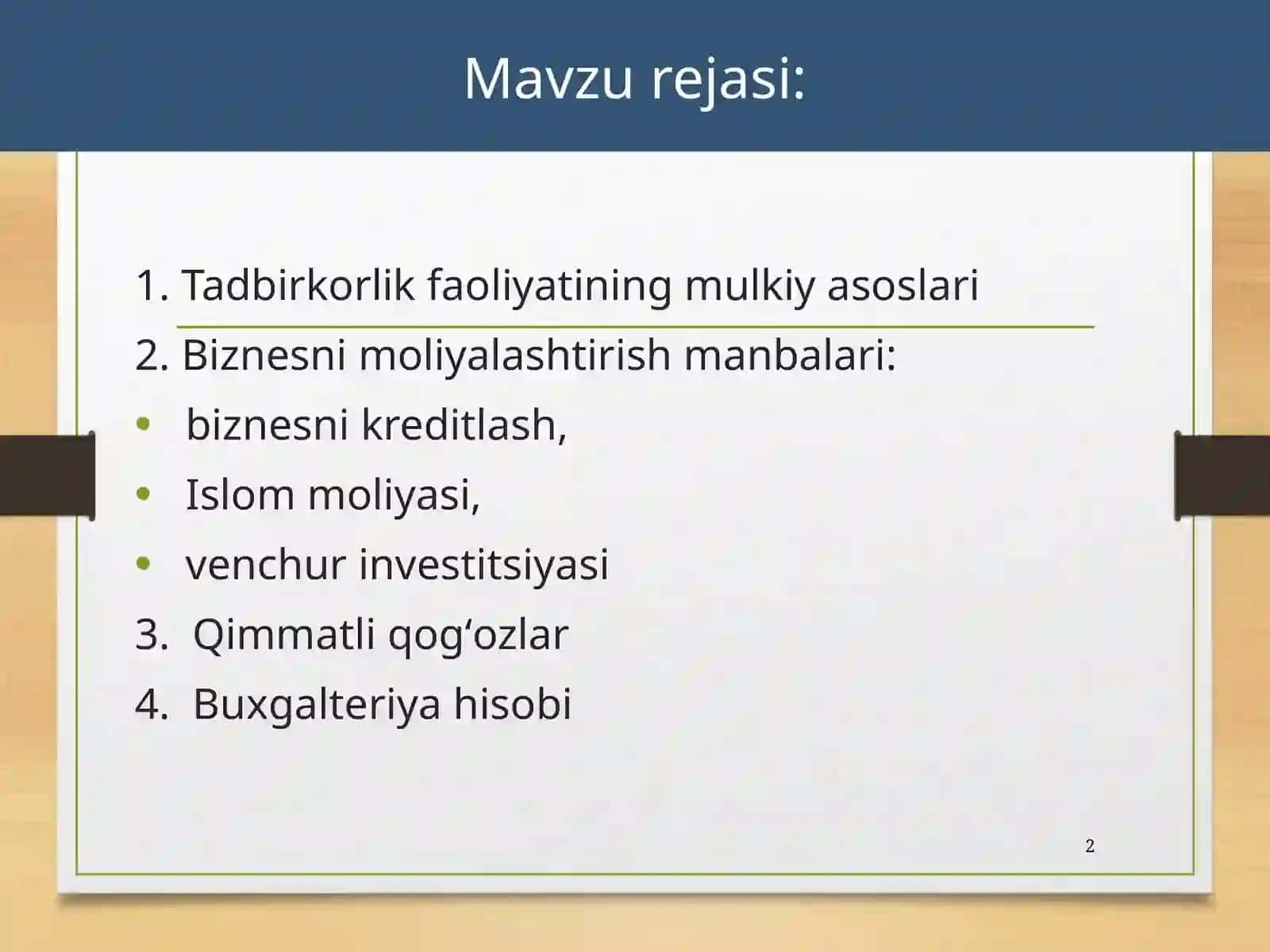 Biznesmoliyafani 2