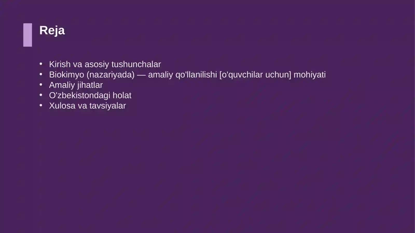 Biokimyo (nazariyada) — amaliy qo'llanilishi [o'quvchilar uchun] 2