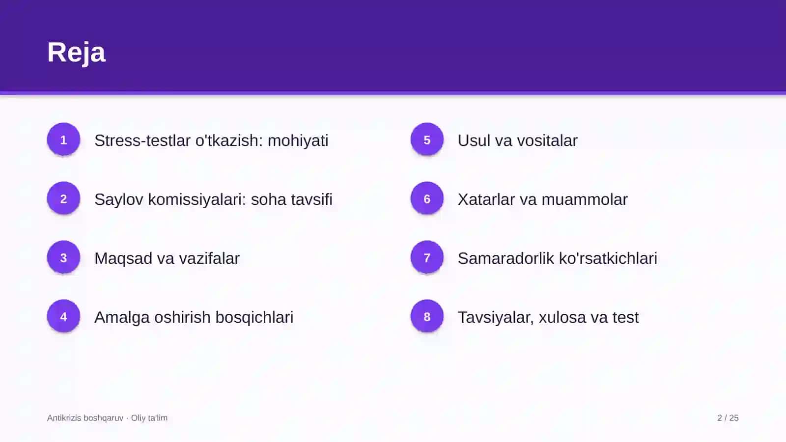 saylov komissiyalarida stress testlar o'tkazish 2357 2