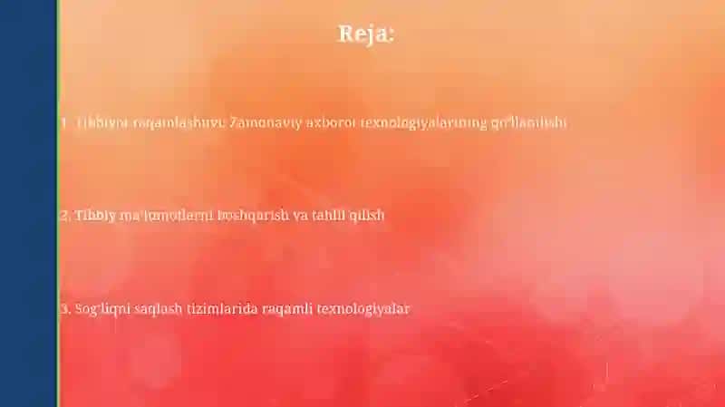Tibbiyotda katta ma'lumotlar tahlili 2