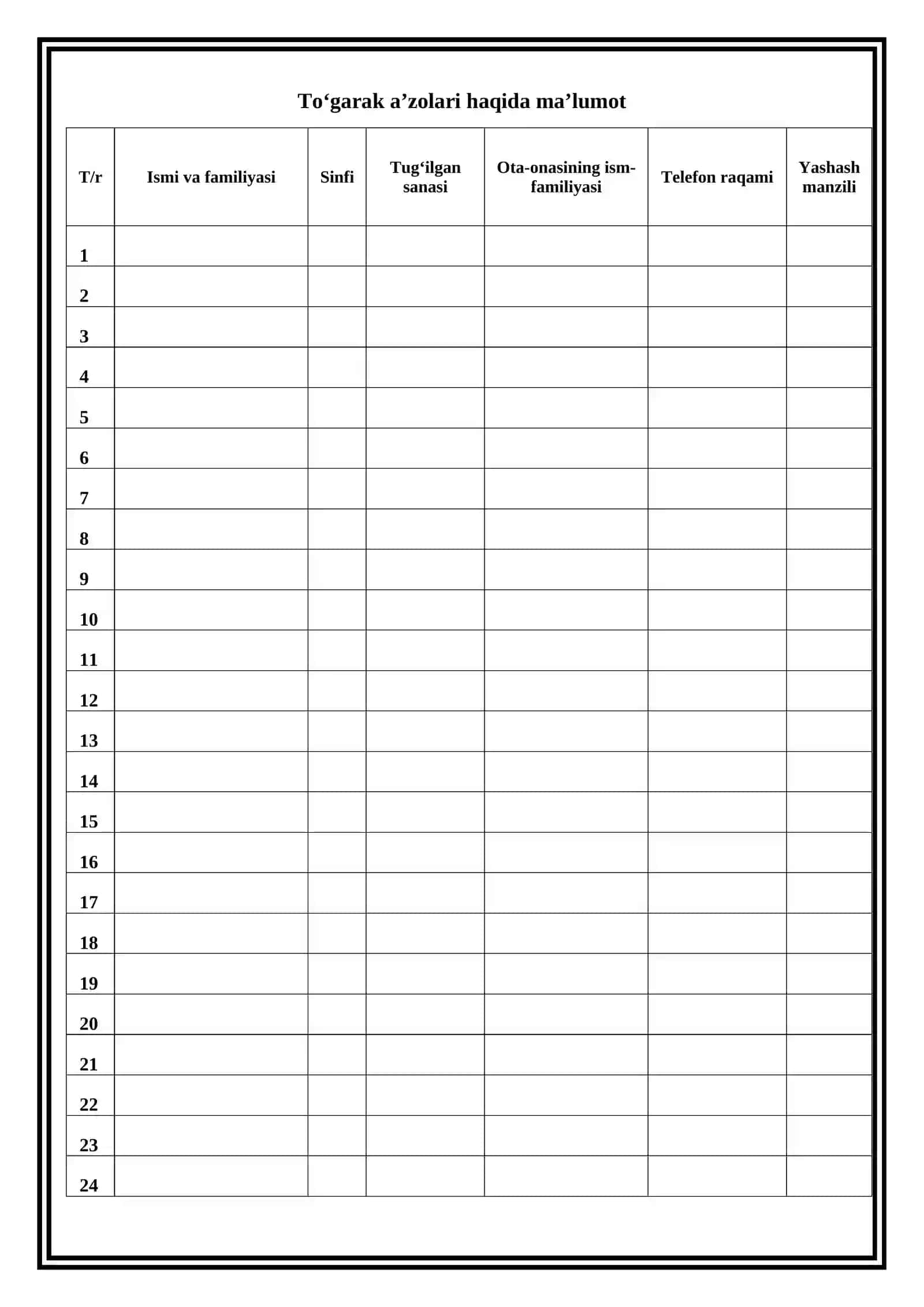 IQTIDORLI O'QUVCHILAR BILAN SHLASH TO'GARAK HUJJATLARI 8-9-SINF MATEMATIKA 2