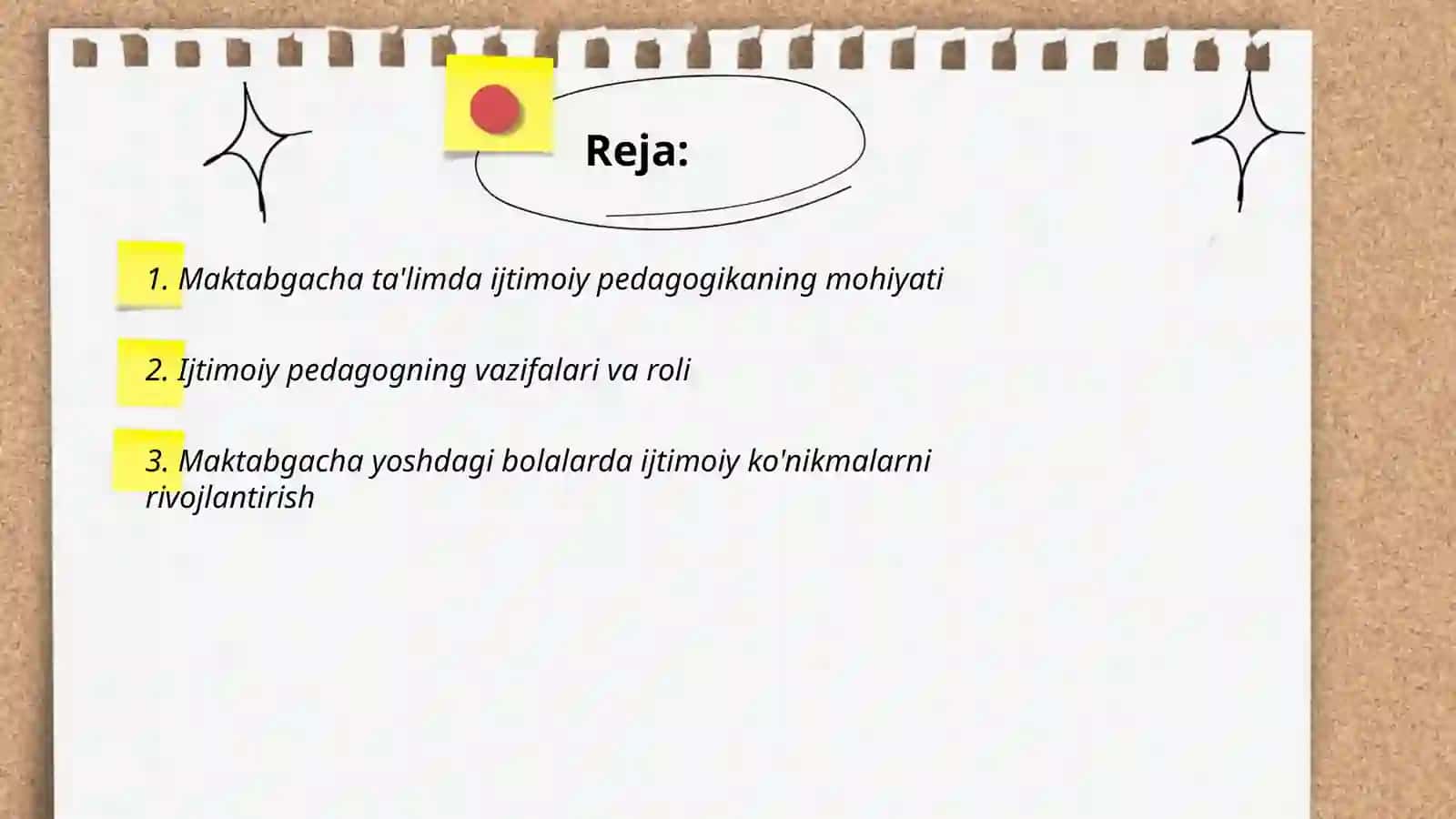 Maktabgacha ta'lim tashkilotlarida ijtimoiy pedagogik ishlarni tashkil etish 2