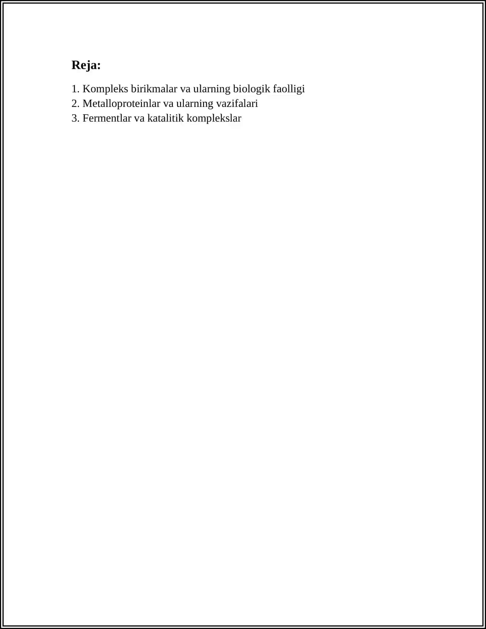 KOMPLEKS BIRIKMALAR-BIOLOGIK FAOL BIRIKMALAR 2
