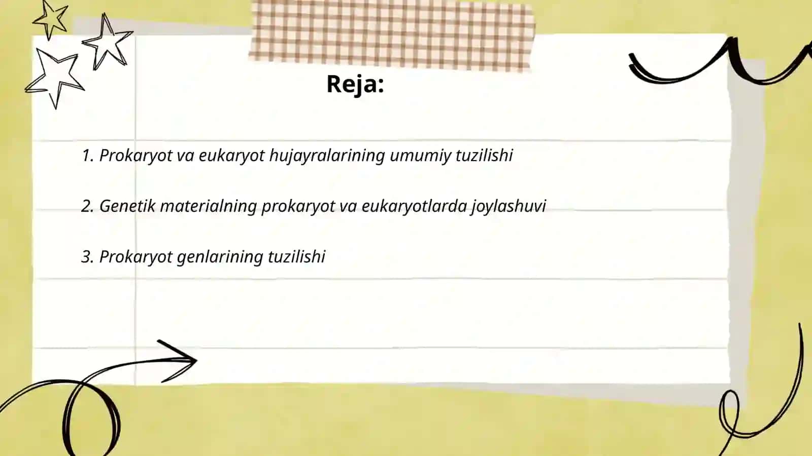 Prokariotlar va eukariotlar genlarining strukturasi 2