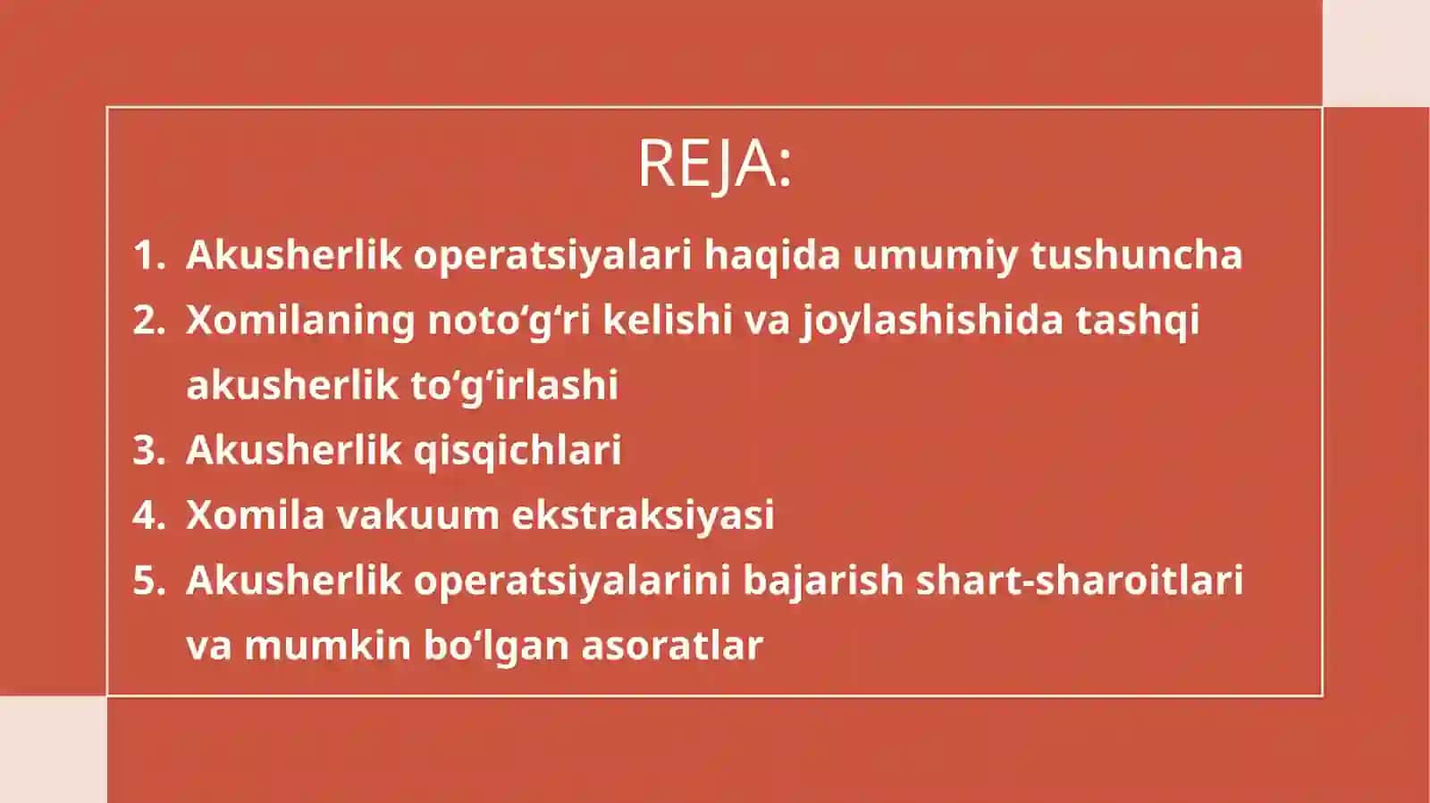 Akusherlik Operatsiyalari 2