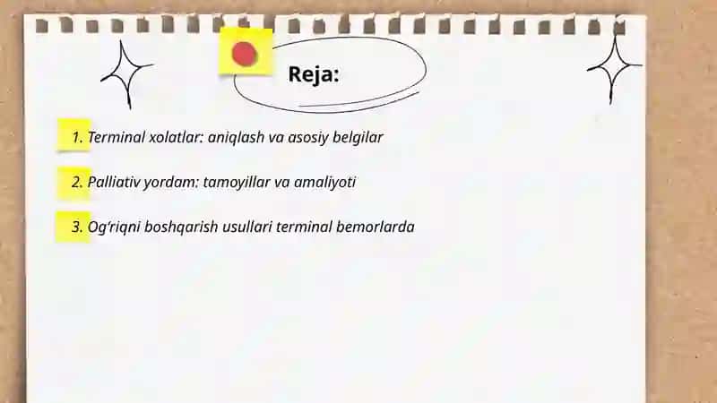 Terminal xolatlar 2