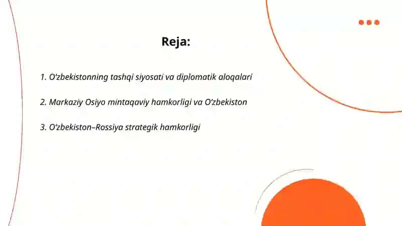 Òzbekiston va Jahon hamjamiyati 2