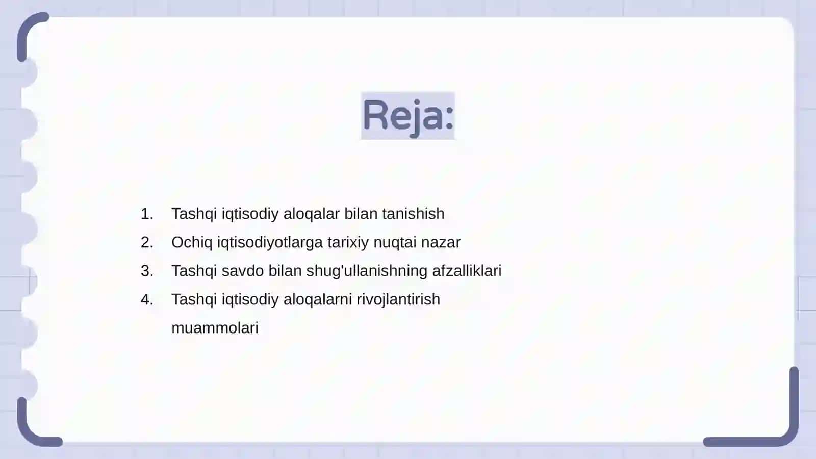 Tashqi iqtisodiy munosabatlarning rivojlanishi va ochiq iqtisodiyotning shakllanishi 2