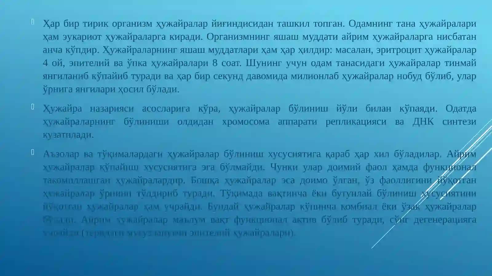 Одам embrionining rivojlanishi 2