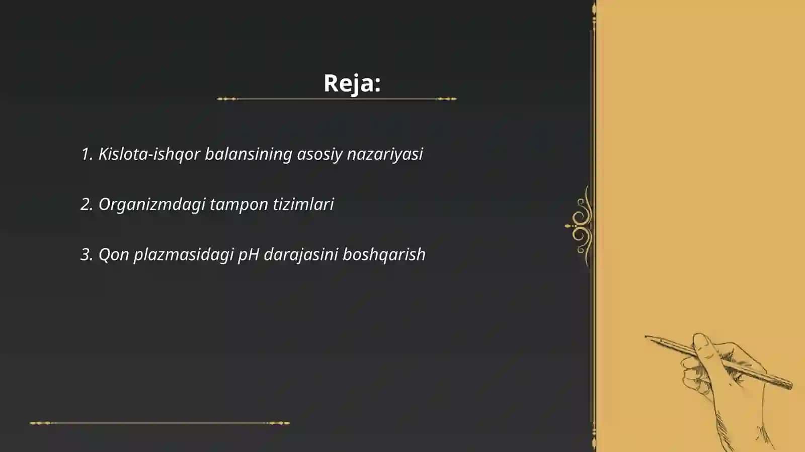 Organizmda kislota-ishqor balansini boshqaruvchi mexanizmlar 2