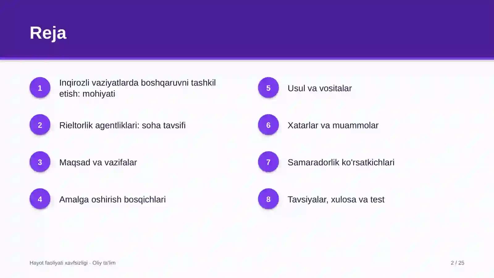rieltorlik agentliklarida inqirozli vaziyatlarda boshqaruvni tashkil etish 9378 2