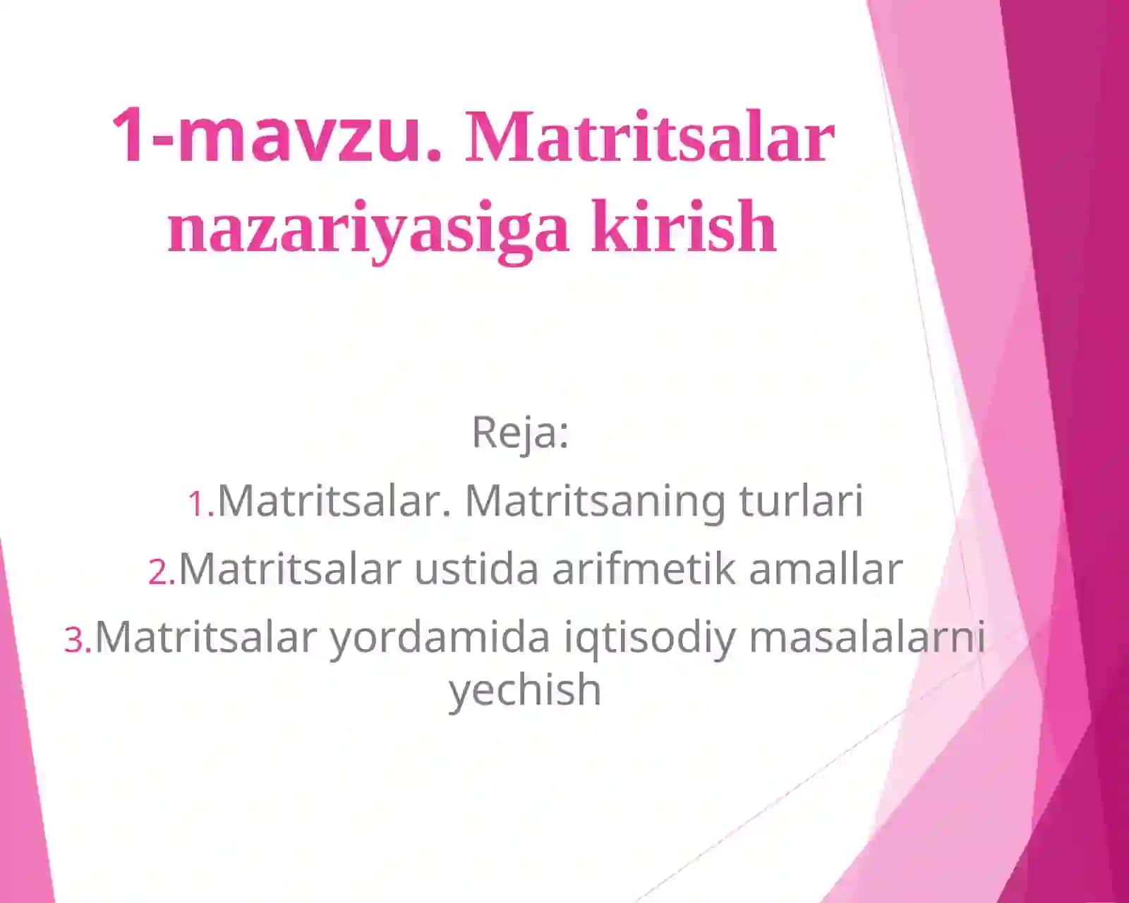 IQTISODCHILAR UCHUN MATEMATIKA 2