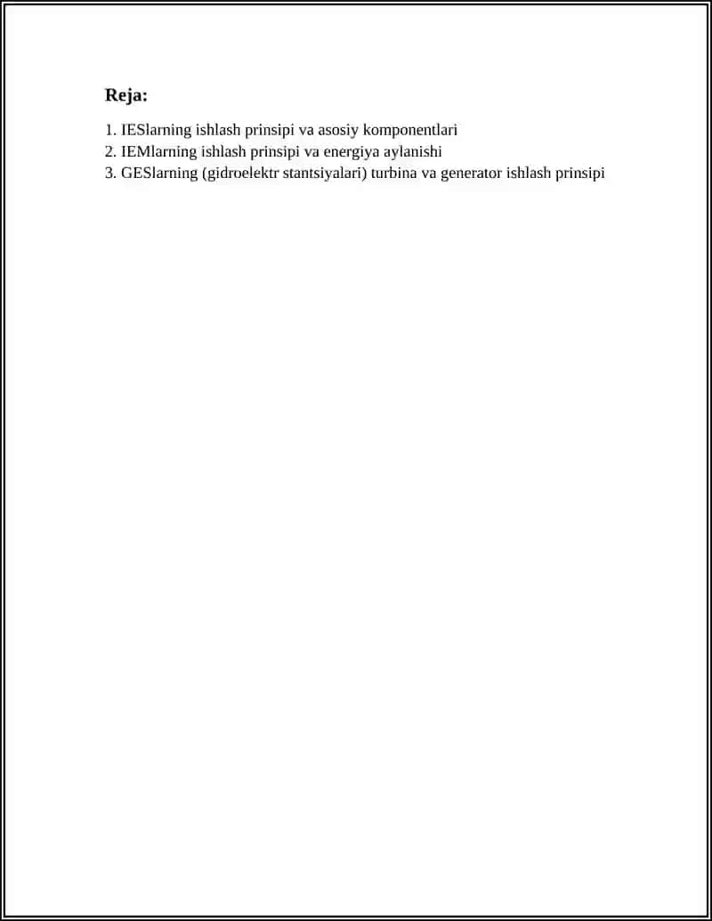 IESlarning ishlash prinsipi va asosiy komponentlari 2