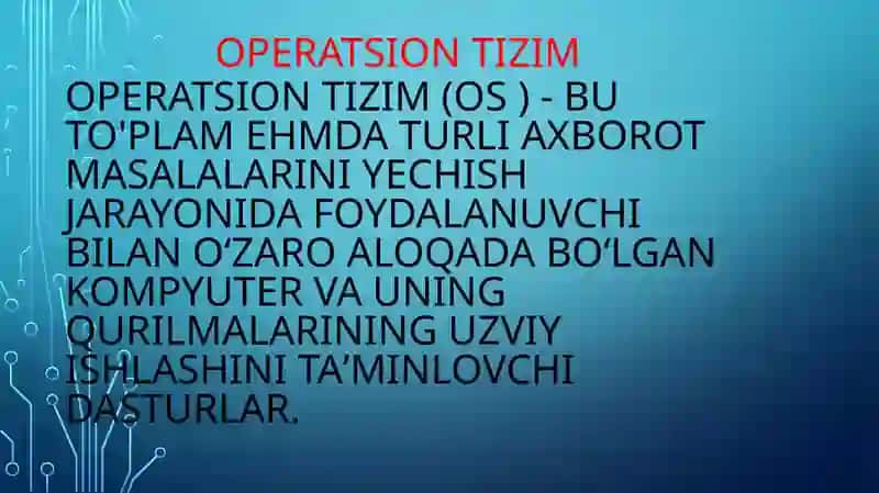 Windows operatsion tizimi 2