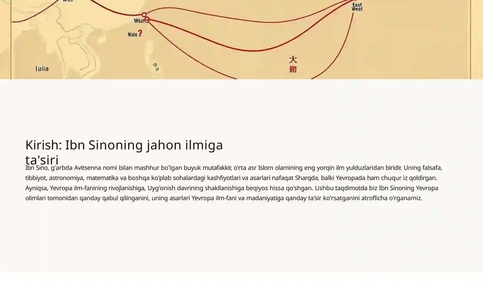 IbnSino Yevropa olimlari ittifaqida 2