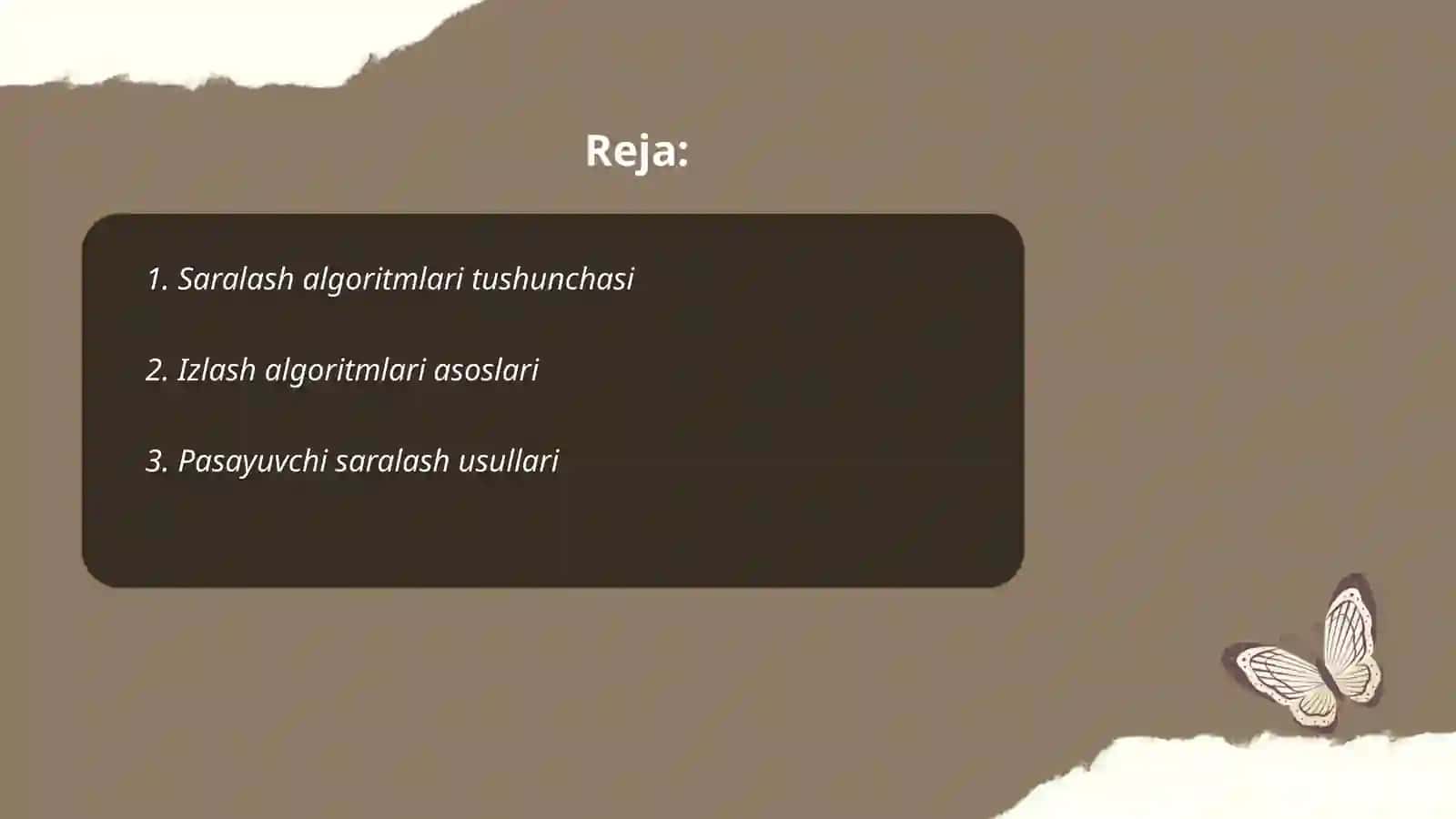 Saralash va izlashning samarali algoritmlari 2