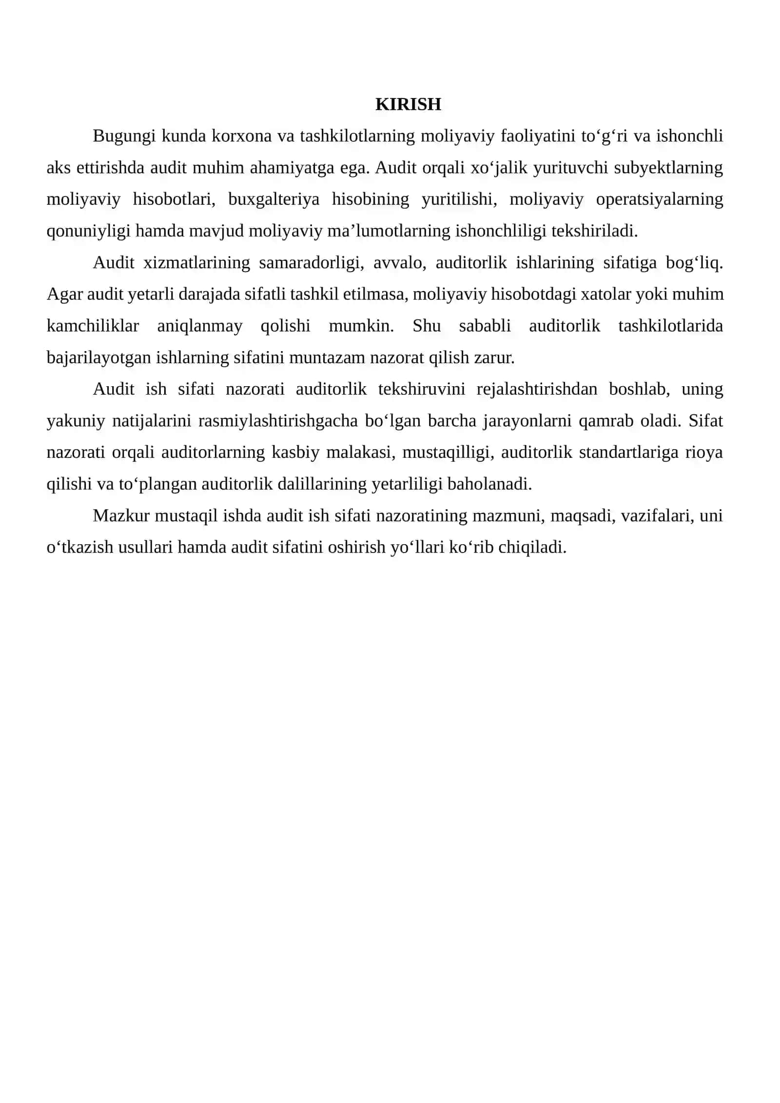 Audit ish sifati nazorati 2