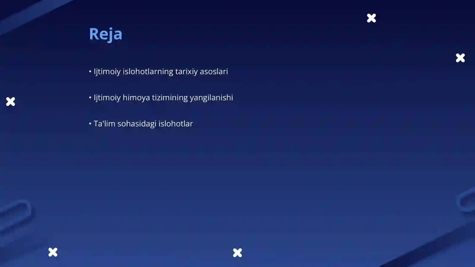 Ijtimoiy islohotlarning tarixiy asoslari 2