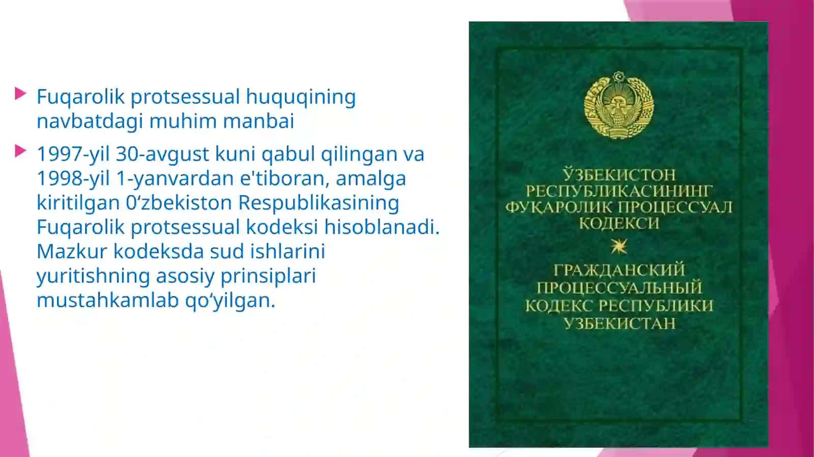 Fuqarolik protsessiprinsiplari 2