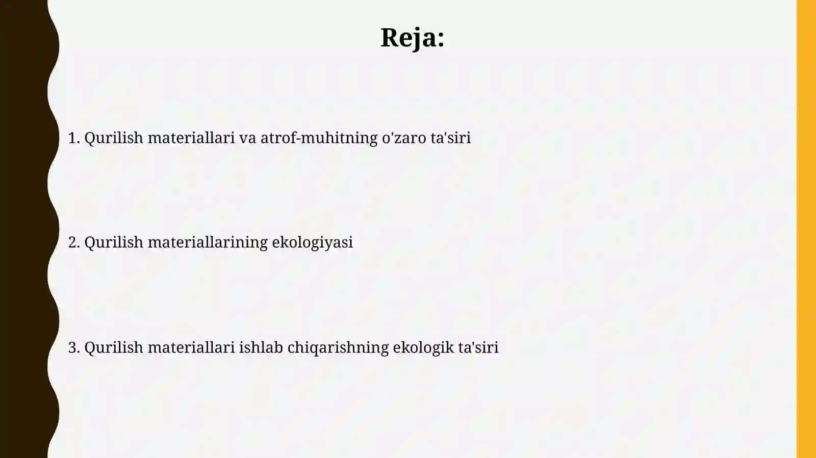 Qurilish materiallari ekologiyasi 2