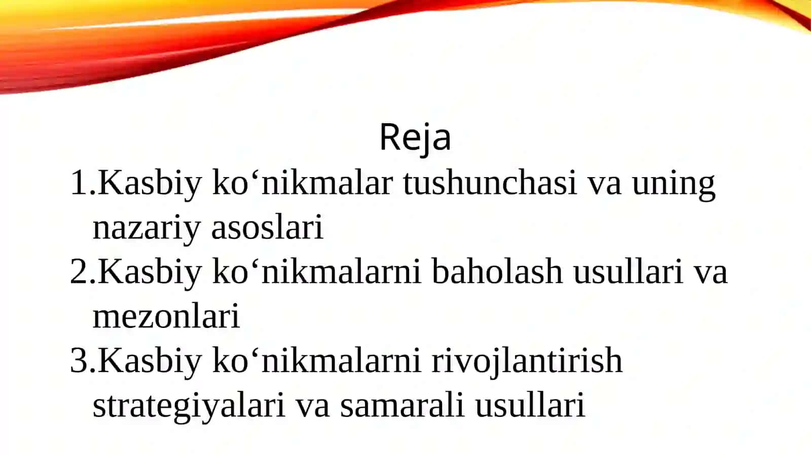 Kasbiy koʻnikmalarni baholash va rivojlantirish strategiyalari . 2