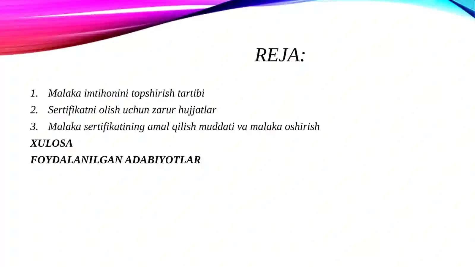 O‘zbekiston Respublikasida auditorlik faoliyatini sertifikatlash tartibi 2