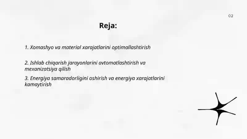 Ishlab chiqarish xarajatlari va ularni kamaytirish yo'llari 2