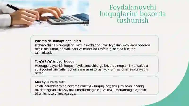 Isteʼmolchining bozorda gixatti-harakati va uning tanlovi nazariyasi 2