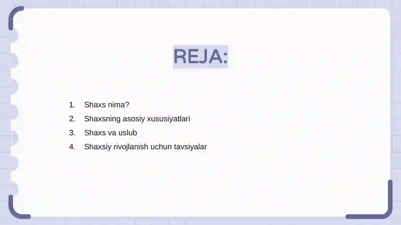 Shaxs nima? 2