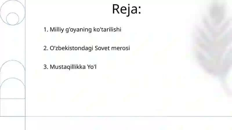 Mustaqillikka erishish arafasida O'zbekistondagi ijtimoiy-siyosiy jarayonlar 2