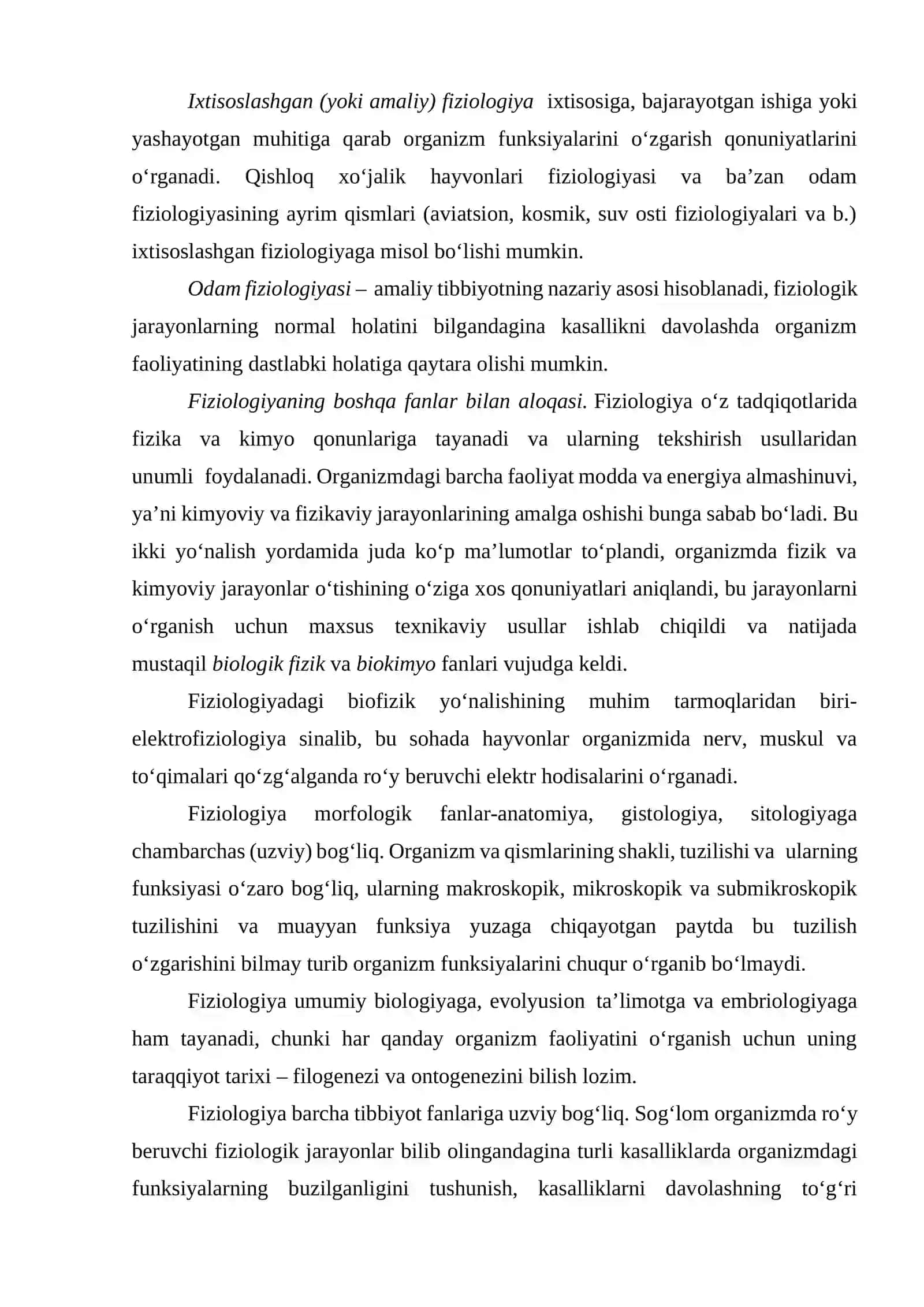 Normal fiziologiya fani 2
