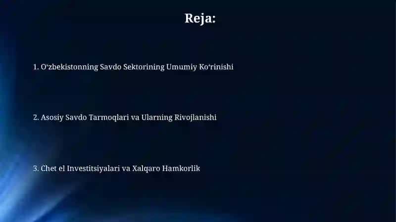 O'zbekisstonning tijorat sektori 2