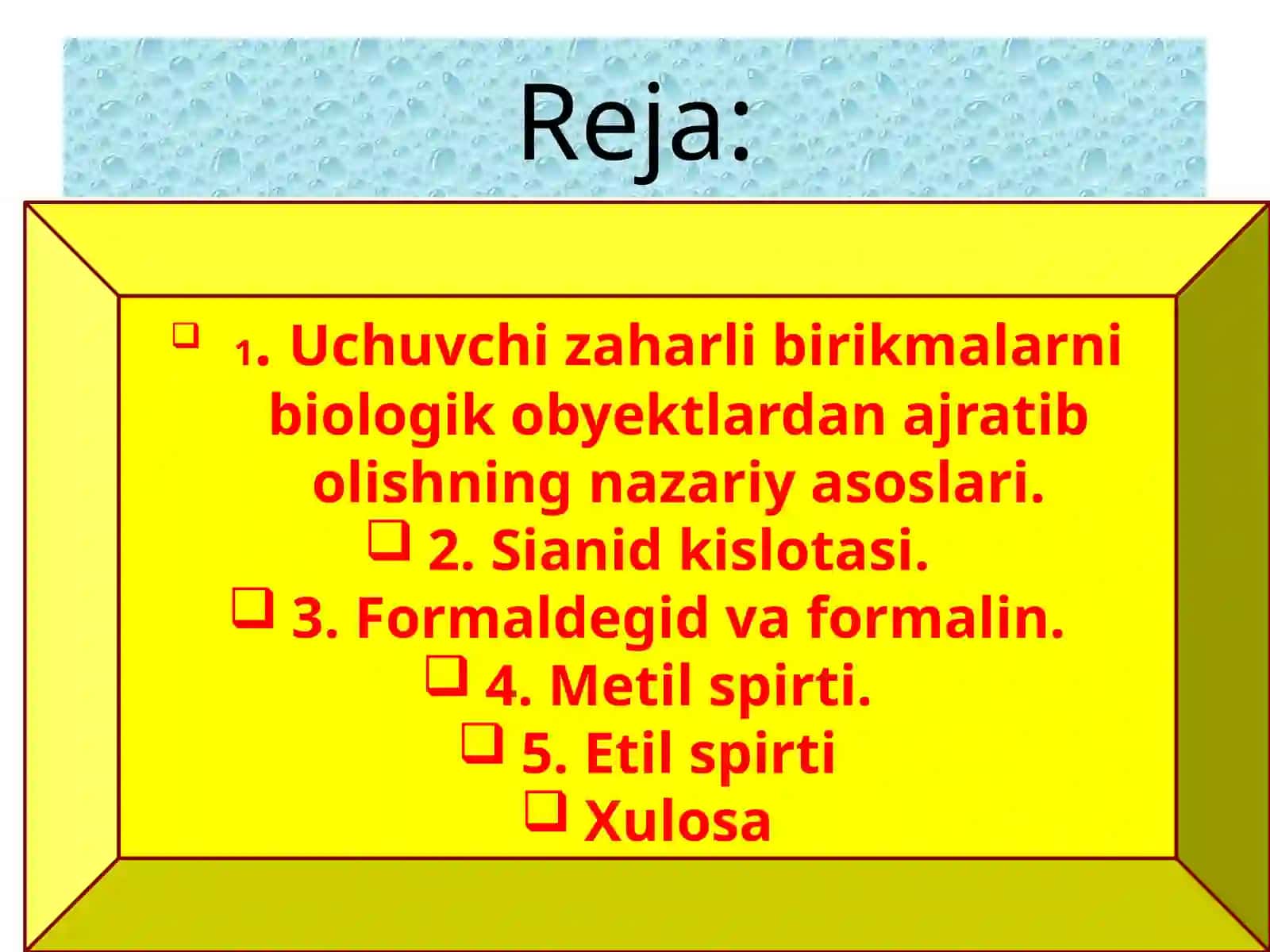 Davolash ishi fakulteti Taqdimoti 2