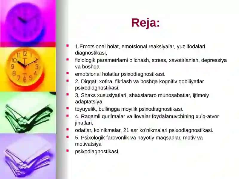 Raqamli texnologiyalar insonga taʼsiri psixodiagnostikasi. 2