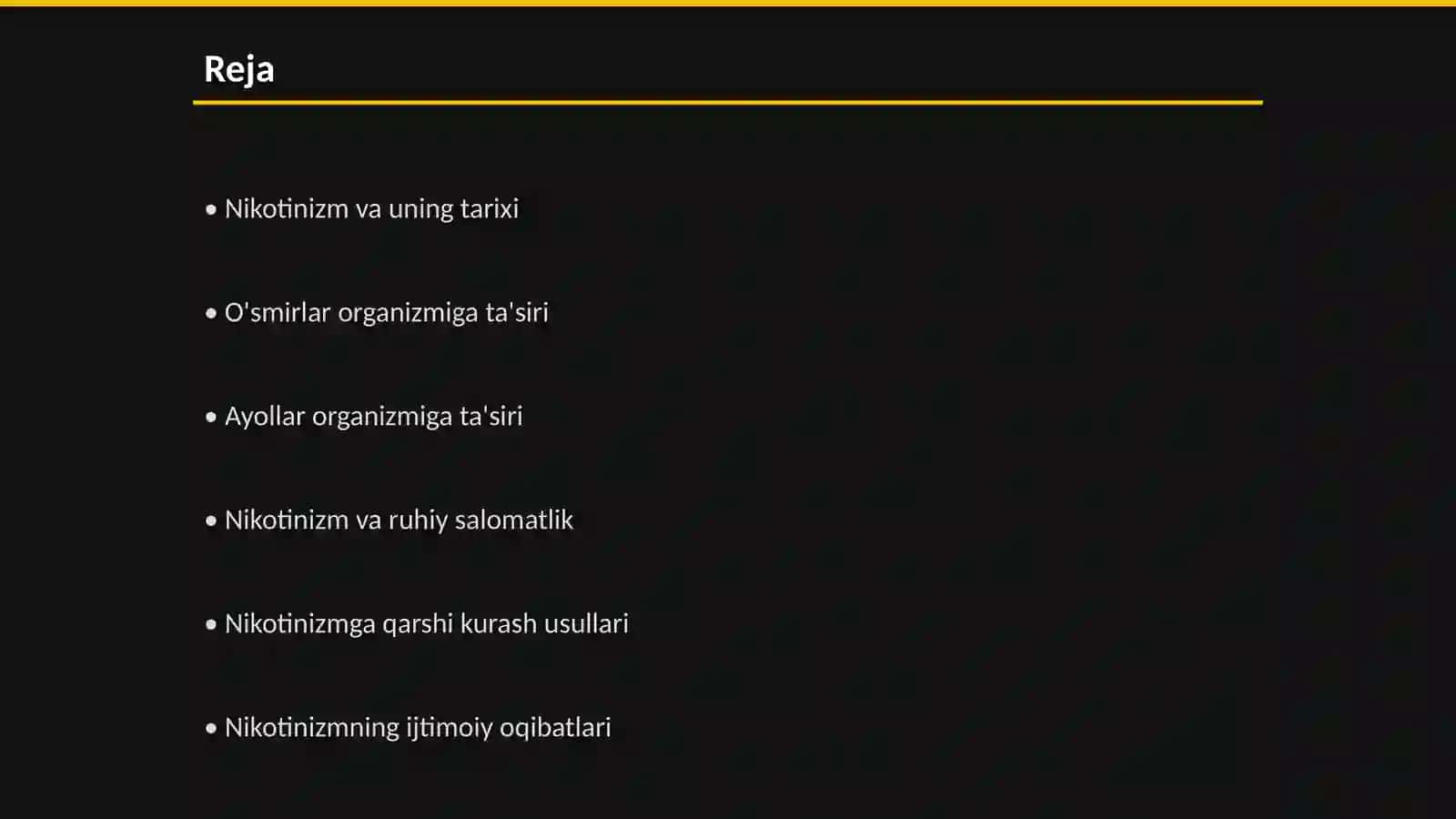 Nikotinizm va uning asoratlari 2