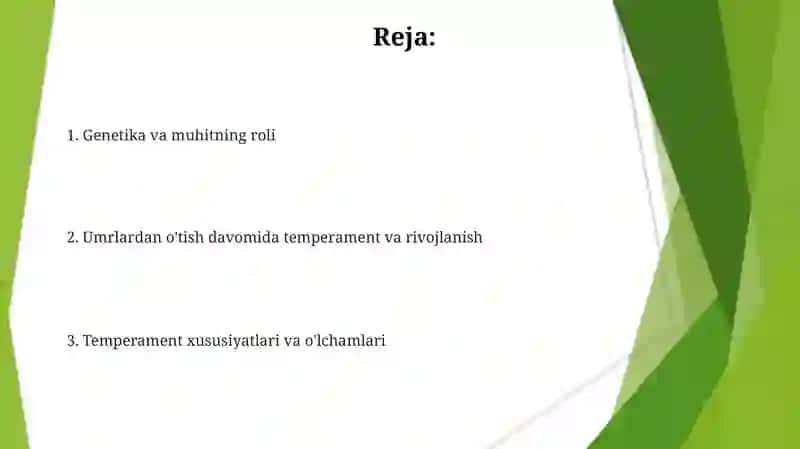 Temperament haqida tushuncha 2
