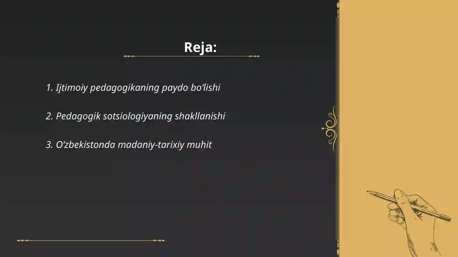 Ijtimoiy pedagogika va pedagogik sotsiologiya fanining paydo bo‘lishining madaniy-tarixiy, ijtimoiy-huquqiy shart-sharoitlari 2