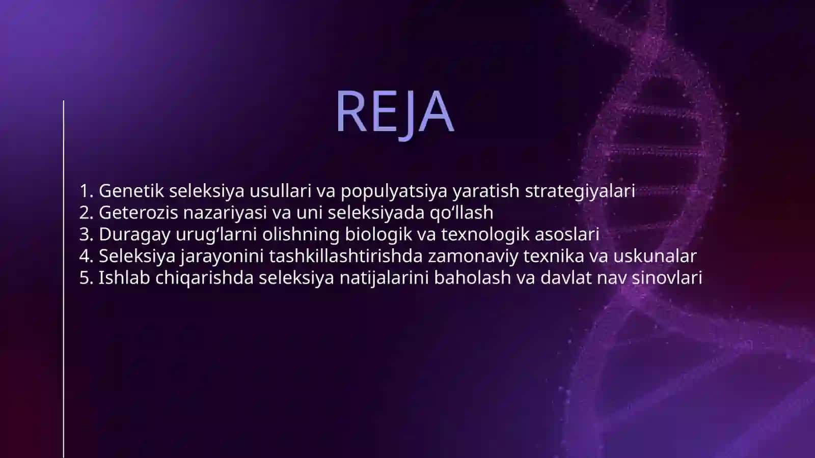 SELEKSIYA PAPULATSIYALARINI YARATISH METODLARI 2