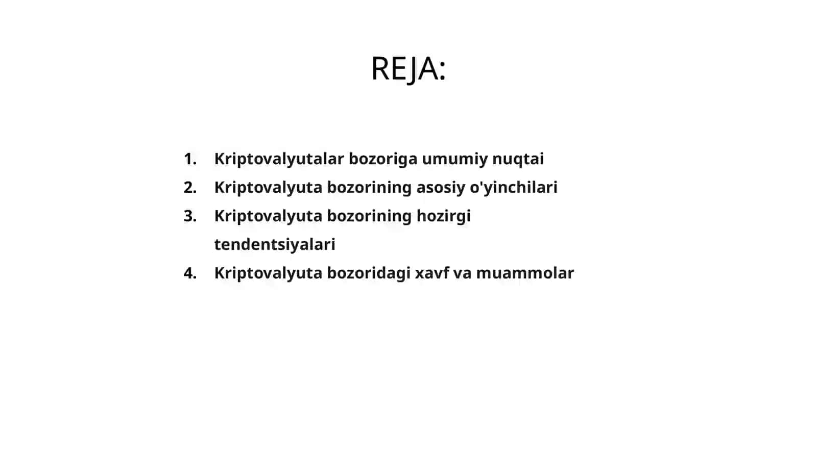 Kriptovalyutalar bozori 2