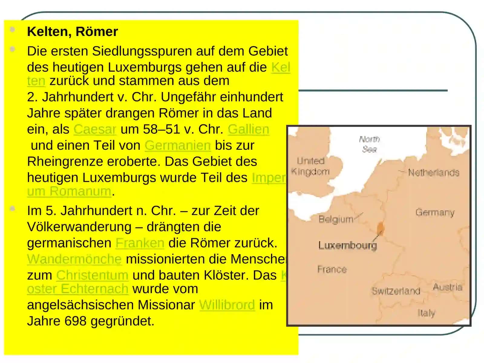 Luxembourg Geschichte 2