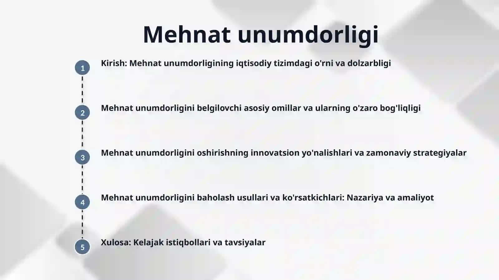 Mehnat unumdorligi 2