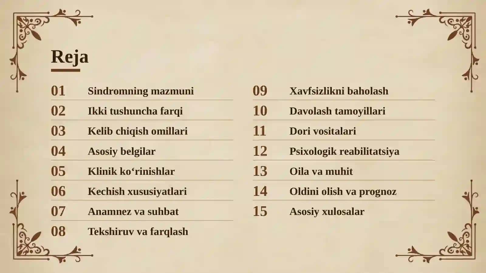 Psixopatsimon sindromlar: belgilari va yondashuvlar 2