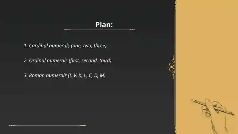 The numerals 2