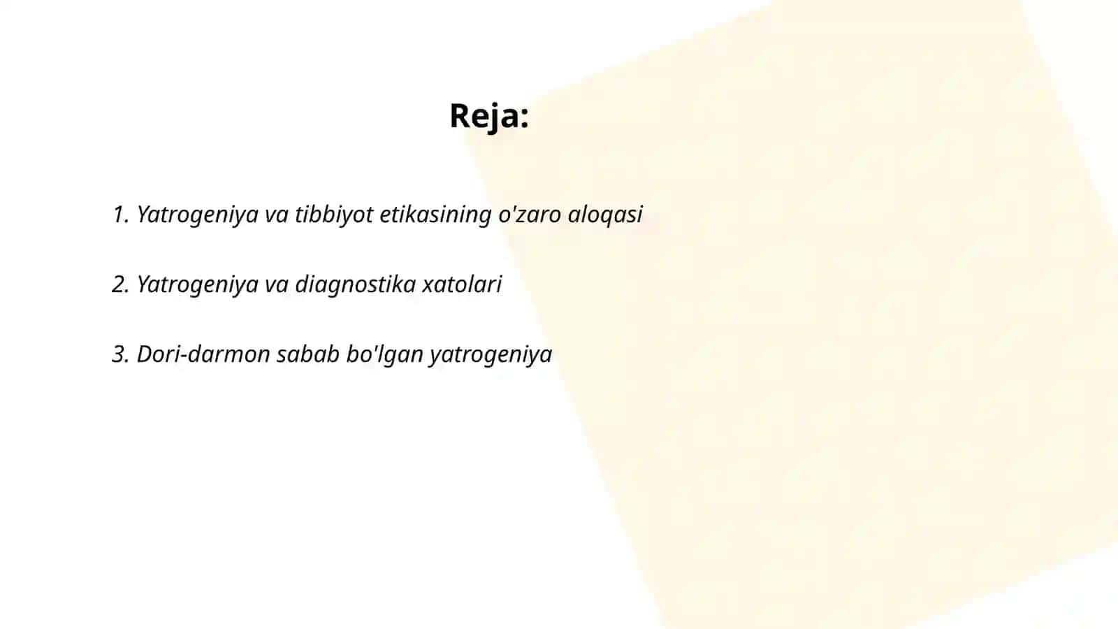 Hozirgi zamon tibbiyotida yatrogeniya muammolari 2