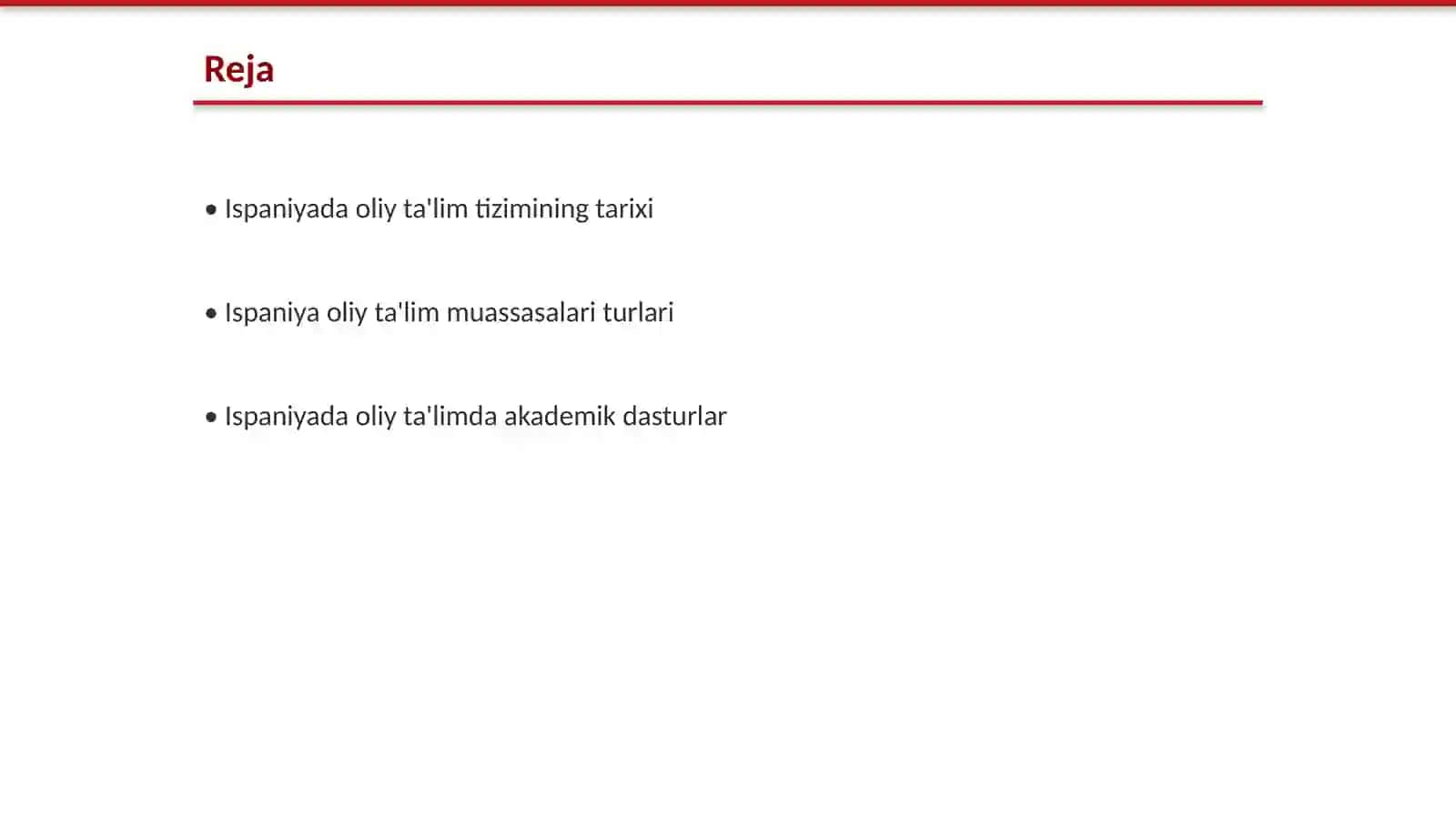 Ispaniyada oliy talim tizimi 2