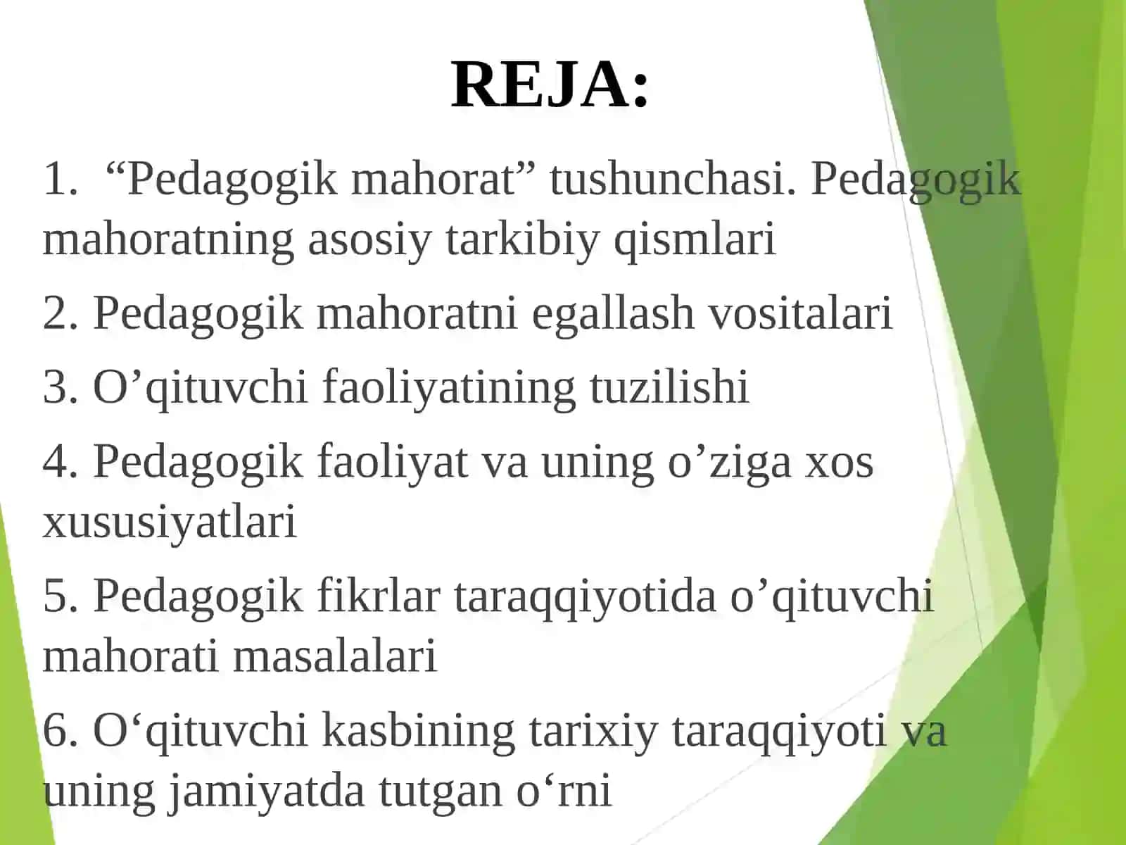 PEDAGOGIK MAHORAT FAN SIFATIDA 2