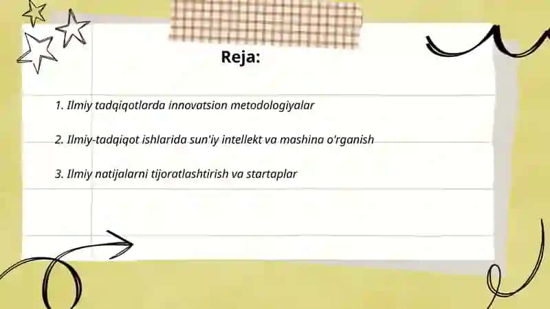 Ilmiy tadqiqotlarda innovatsion metodologiyalar 2