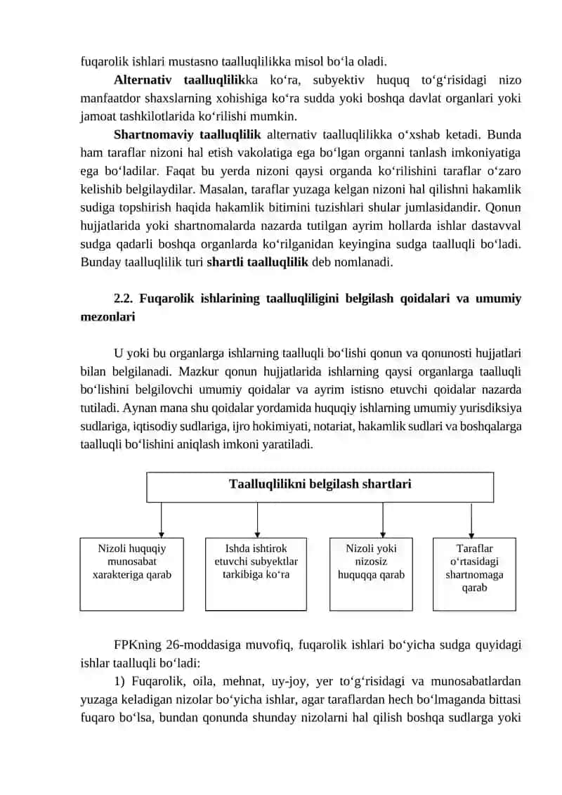FUQAROLIK ISHLARINING TAALLUQLILIGI VA SUDLOVLILIGI 2